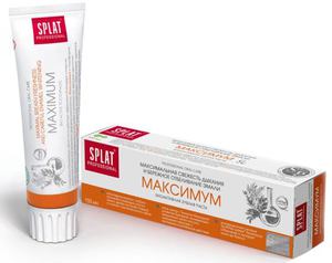 Splat Professional Toothpaste Maximum - لأولئك الذين لا يعرفون التسوية.
